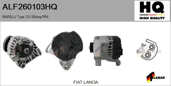 Alternator (ALF260103HQ)
