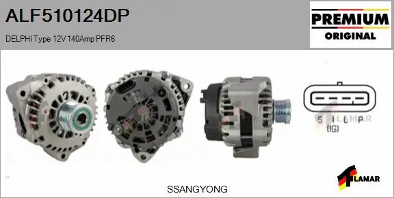 Alternator (ALF510124DP)