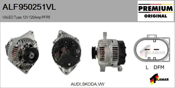 Alternator (ALF950251VL)