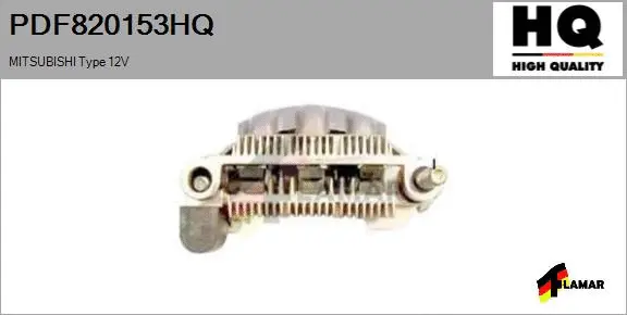 Rectifier, alternator (PDF820153HQ)
