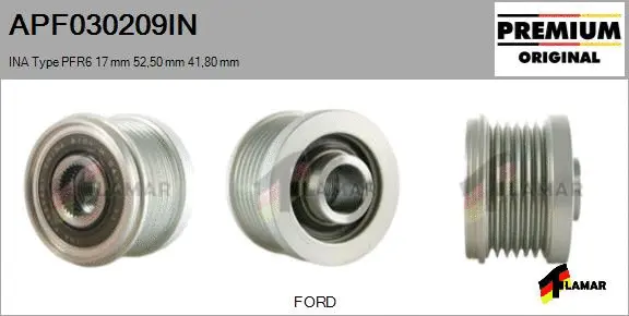 Belt Pulley, alternator (APF030209IN)