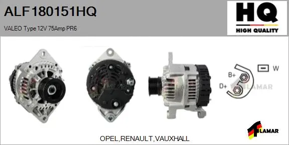 Alternator (ALF180151HQ)