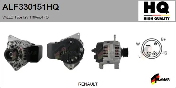 Alternator (ALF330151HQ)