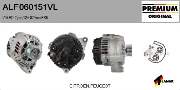 Alternator (ALF060151VL)