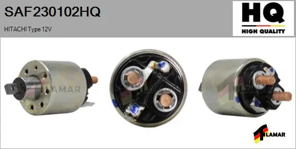 Solenoid Switch, starter (SAF230102HQ)