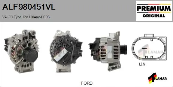 Alternator (ALF980451VL)