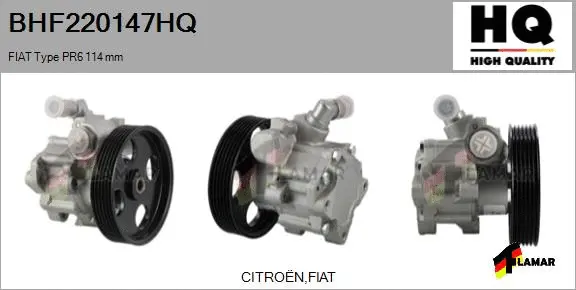 Hydraulic Pump, steering (BHF220147HQ)