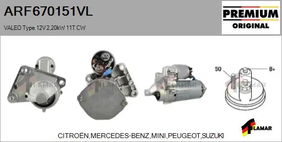Starter (ARF670151VL)