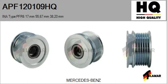 Belt Pulley, alternator (APF120109HQ)