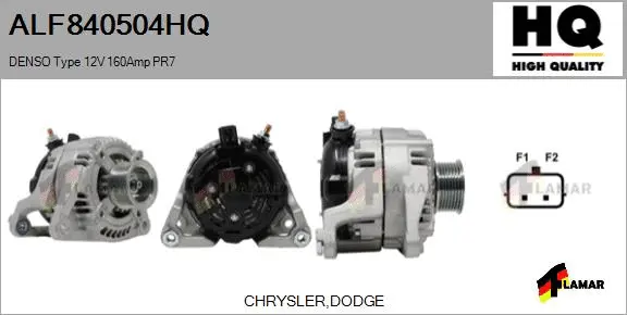 Alternator (ALF840504HQ)