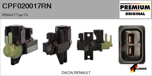 Pressure Converter, exhaust control (CPF020017RN)