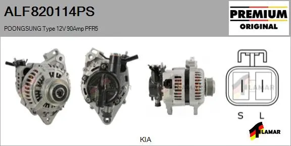 Alternator (ALF820114PS)