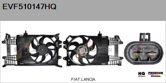 Electric Motor, radiator fan (EVF510147HQ)