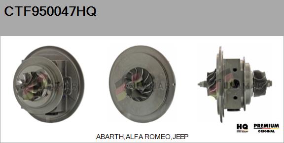 Core assembly, turbocharger (CTF950047HQ)