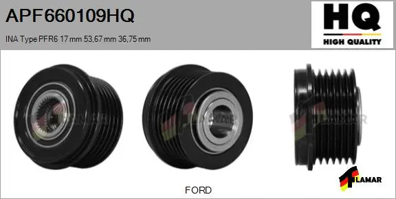 Belt Pulley, alternator (APF660109HQ)