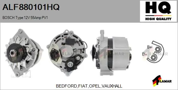 Alternator (ALF880101HQ)