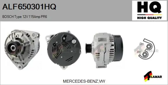 Alternator (ALF650301HQ)