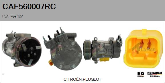 Compressor, air conditioning (CAF560007RC)