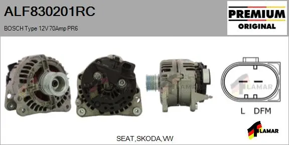 Alternator (ALF830201RC)