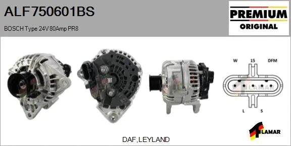 Alternator (ALF750601BS)