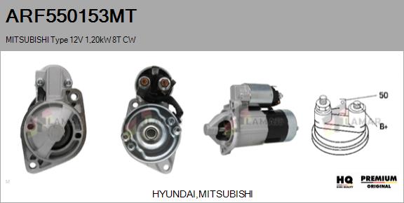 Starter (ARF550153MT)