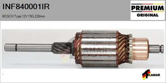 Armature, starter (INF840001IR)