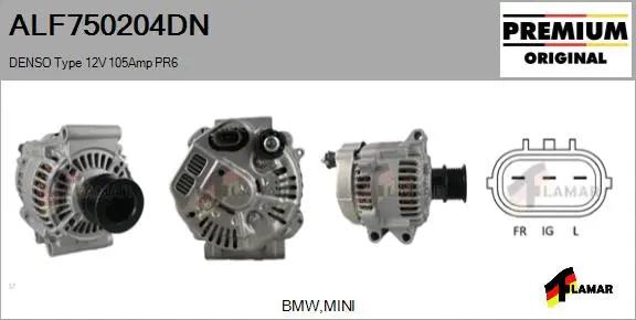 Alternator (ALF750204DN)