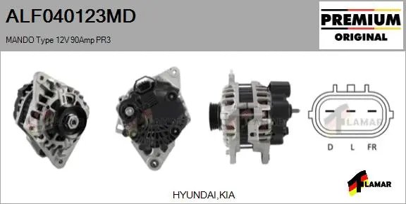 Alternator (ALF040123MD)