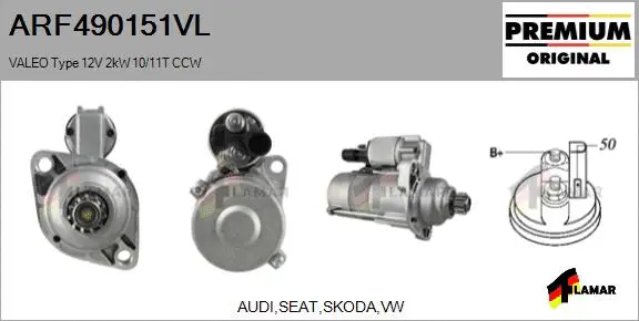 Starter (ARF490151VL)