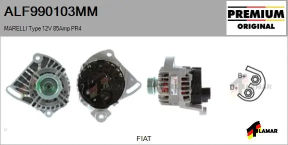 Alternator (ALF990103MM)