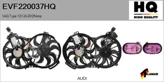 Electric Motor, radiator fan (EVF220037HQ)