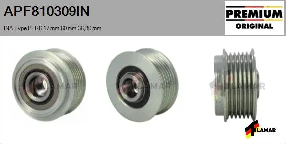 Belt Pulley, alternator (APF810309IN)