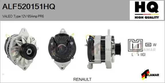 Alternator (ALF520151HQ)