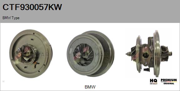 Core assembly, turbocharger (CTF930057KW)