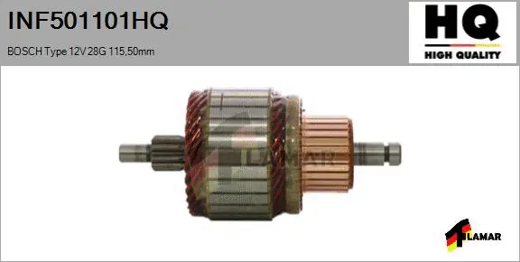 Armature, starter (INF501101HQ)