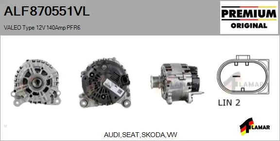 Alternator (ALF870551VL)