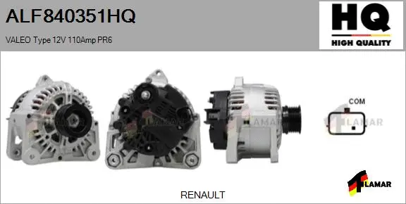 Alternator (ALF840351HQ)