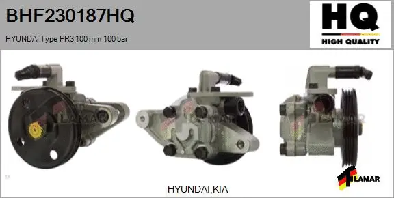 Hydraulic Pump, steering (BHF230187HQ)
