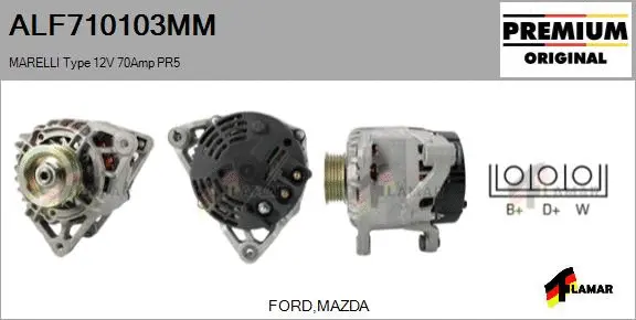 Alternator (ALF710103MM)