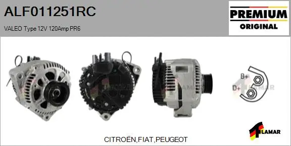 Alternator (ALF011251RC)