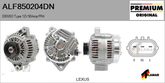 Alternator (ALF850204DN)