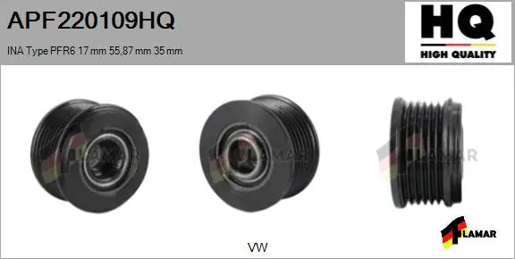 Belt Pulley, alternator (APF220109HQ)