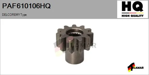 Pinion, starter (PAF610106HQ)