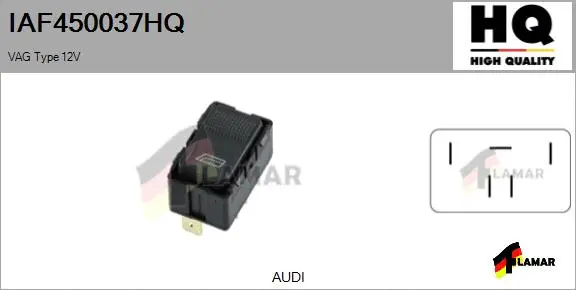 Switch, window regulator (IAF450037HQ)