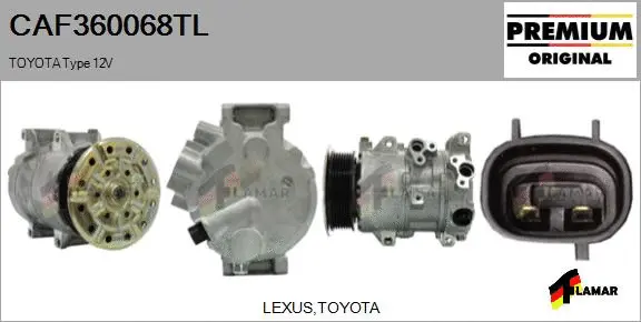 Compressor, air conditioning (CAF360068TL)