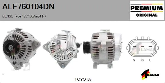 Alternator (ALF760104DN)