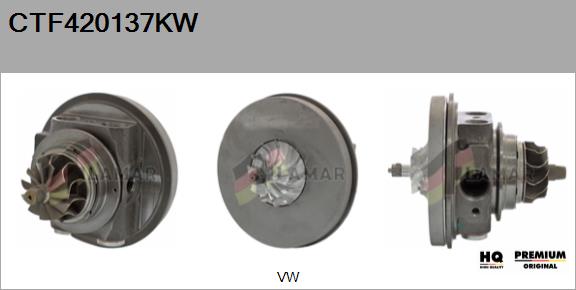 Core assembly, turbocharger (CTF420137KW)