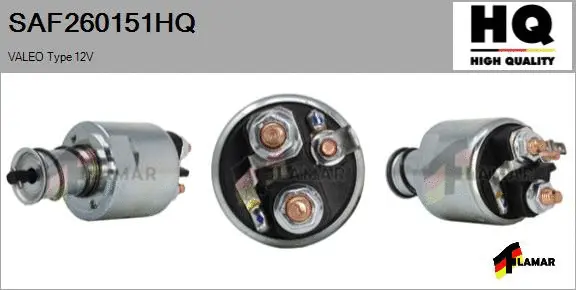 Solenoid Switch, starter (SAF260151HQ)