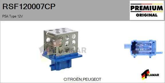 Resistor, interior blower (RSF120007CP)