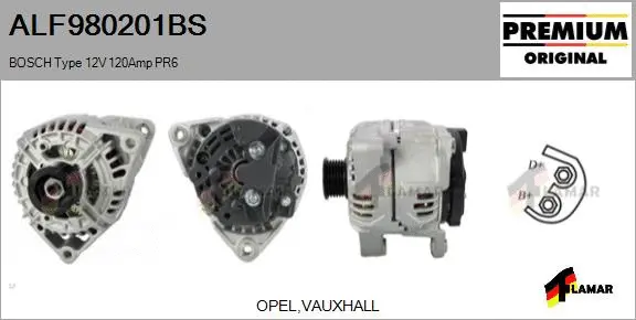 Alternator (ALF980201BS)